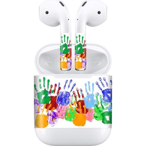 Custom design for apple airpods decoration skin wireless earphone 3m vinyl sticker color graphic vinyl decal wrap