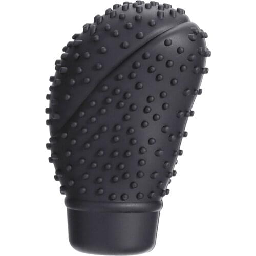 1pcs Black Soft Silicone Nonslip Shift Knob Gear Stick Cover Protector Car Accessories For Mercedes For Audi For Mazda