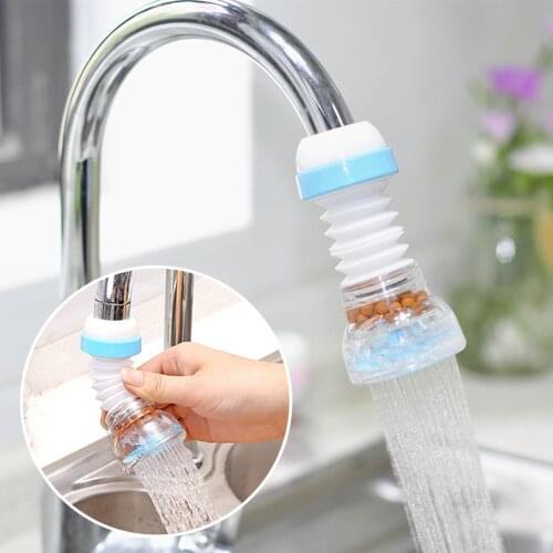 1pcs Moveable Kitchen Tap Head Faucet Splash Shower Filter Kitchen Basin Water Rotated Filter Home Gadgets 2019 Kitchen Tools
