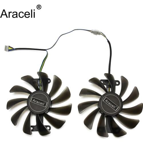 2pcs/set 95MM GTX 1070/1070Ti GPU VGA Cooler Fan For KFA2 GALAX GeForce GTX1070 GTX 1070 Ti AMP Core Video Cards Cooling