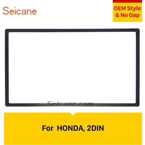 Seicane 178*100mm 2Din Car Radio Fascia for HONDA FIT Jazz Audio frame Trim Installation Kit Dashboard Panel