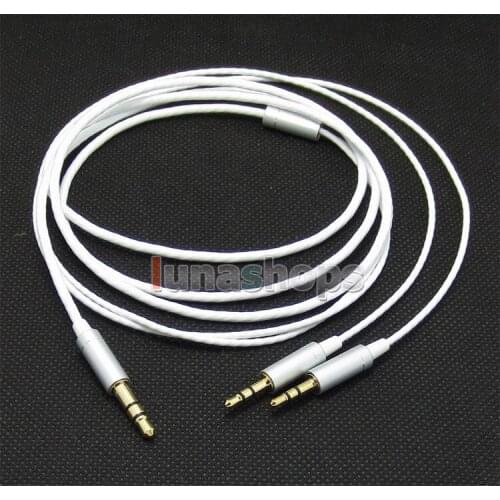 White Super Soft OFC Cable For Sol Republic Master Tracks HD V8 V10 V12 X3 Headphone LN004712