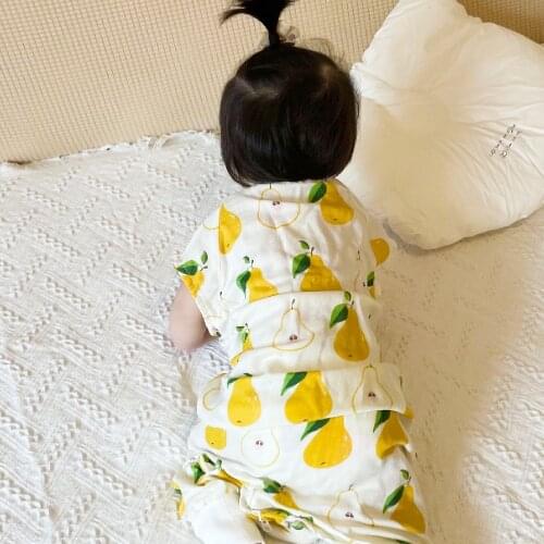 Mushroom baby Sleeping Bag kids romper Muslin Bamboo Cotton toddle Sleep Sack Cute Cartoon Sleep Bag children Kick Quilt