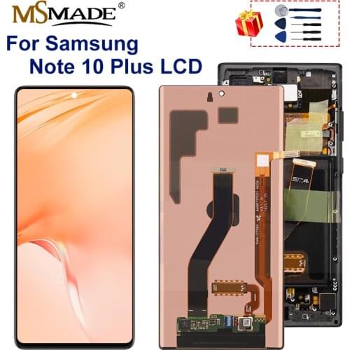 6.8" Original For Samsung Galaxy Note 10 Plus LCD N957F N9570 Display Touch Screen Digitizer For Samsung Note 10 Plus Display