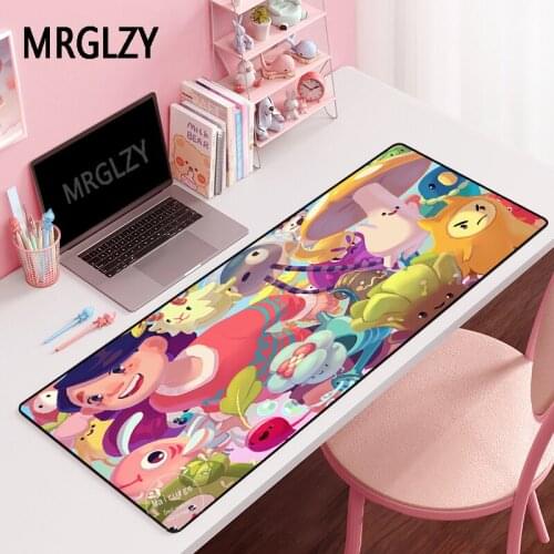 MRGLZY Multi-size Gamer Cute Girly XXL Anime Long Pink Mouse Pad Large MousePad Carpet Laptop Gaming Accessories DeskMat for LOL