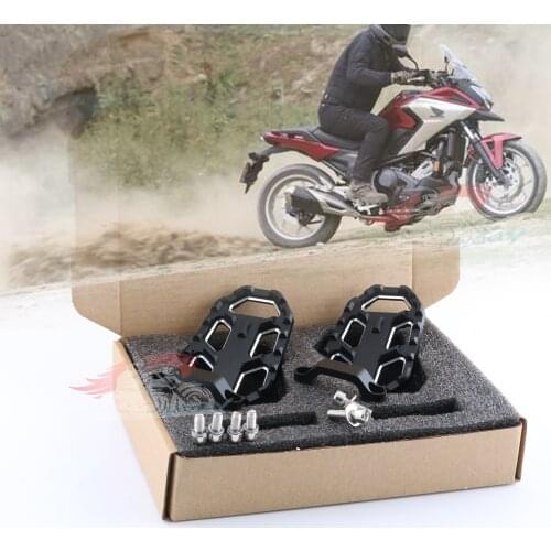 For Honda NC700X NC700S 2012-2014 &NC750X NC750S 2014-2018 &CB500X 2015 2016 CNC Aluminum Motorbike Foot Pegs Footpegs Footrests