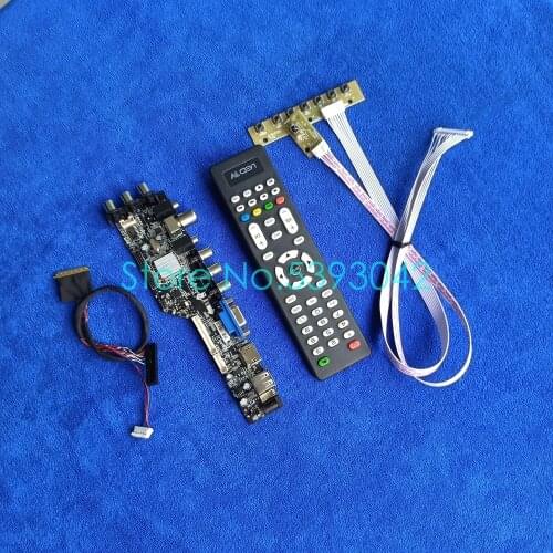 For LP140WH2 (TL)(E2)/(TL)(E3)/(TL)(EA) digital signal DVB-T LCD panel 1366*768 LVDS-40Pin USB+AV 3663 controller board kit