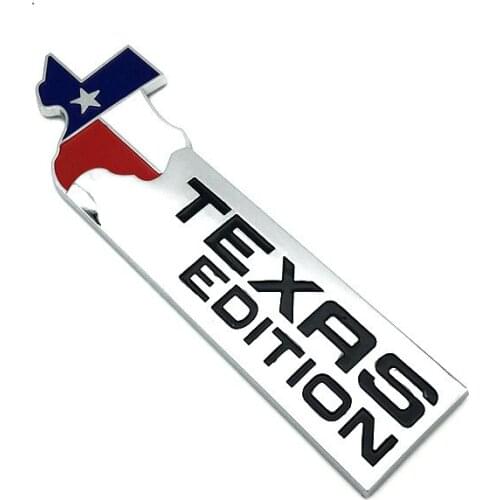 Dsycar 3D Abs TEXAS EDITION Car Sticker Emblem Badge for Universal Cars Motorcycle Decorative Accessories-50pcs
