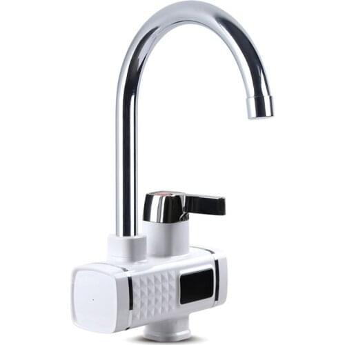 3000W Electric Water Heater Kitchen Instant Heater Cold Hot Digital Display Tankless faucet for Kitchen and Bathroom