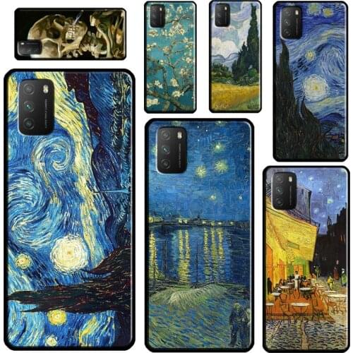 Van Gogh Art Oil Painting For POCO X3 Pro M3 F1 F2 F3 Phone Case For Xiaomi Mi 11 Lite 9 10 A3 Mi 11 Ultra 10T Pro