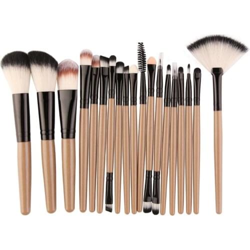 18pcs MAANGE Makeup Brushes Kit Powder Eye Shadow Foundation Blush Blending Beauty Women Cosmetic Make Up Brush Maquiagem