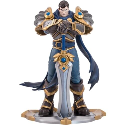 League of Legends Garen Anime Games Peripheral Character Model Toy 28Cm Hand-Made Model Decoration Doll Collectibles Toys