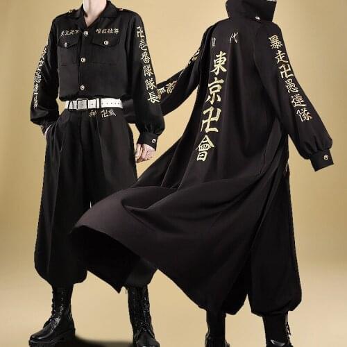 Anime Tokyo Revengers Baji Keisuke Manjiro Sano Uniform Cosplay Costume Role Play Halloween Carnival Party Outfit Men NEW