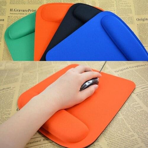 10PCS PC Optical Pad Gaming Mouse Comfort Mat Computer Mice Mousepad Black Wrist Office Supplies