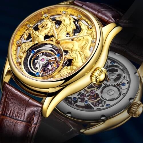 Aesop Tourbillon Mechanical Mens Watches Waterproof Sapphire Watch For Men Luxury Casual Fashion Male Clock montre homme 2020