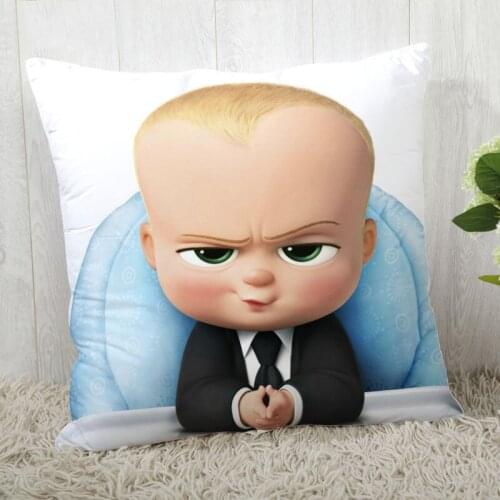 High Quality Custom Boos Baby Square Pillowcase Zippered Bedroom Home Pillow Cover Case 20X20cm 35X35cm 40x40cm