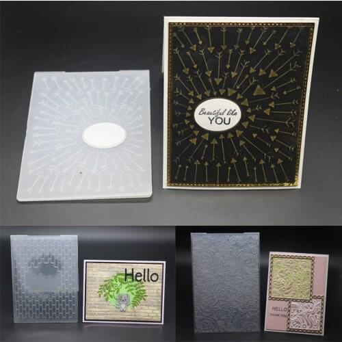 2019 New 3D Scrapbook Circular Design DIY Paper Cutting Dies Scrapbooking Plastic Embossing Folder