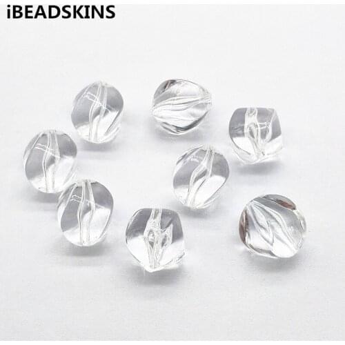 New arrival! 17x14mm 210pcs/lot Clear Acrylic Twisted-shape beads forEarrings parts,hand Made Earrings Findings Jewelry DIY