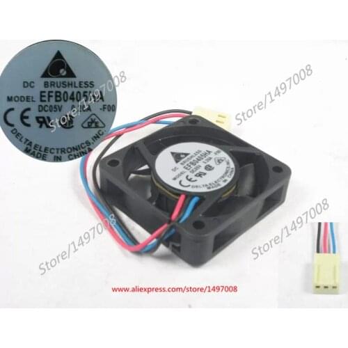 Delta Electronics EFB0405HA F00 DC 5V 0.20A 40x40x10mm Server Cooling Fan