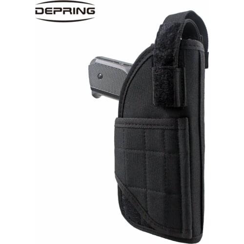 Right-Hand Tactical Vertical Belt Mount Handgun Holster Universal MOLLE Pistol Holster for Hunting Accessories