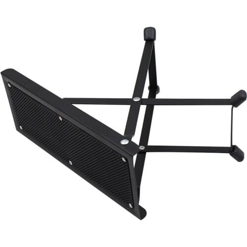 Adjustable Metal Guitar Bass Practing Foot Rest Stand Footrest Black