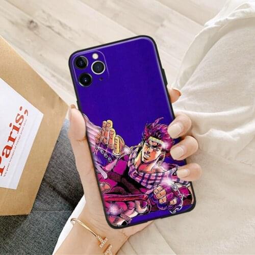 Anime jojos bizarre adventure For IPhone Se 6 6s 7 8 Plus X XR XS 11 12 Mini Pro Max Glass TPU Silicone Phone Case Cover Shell