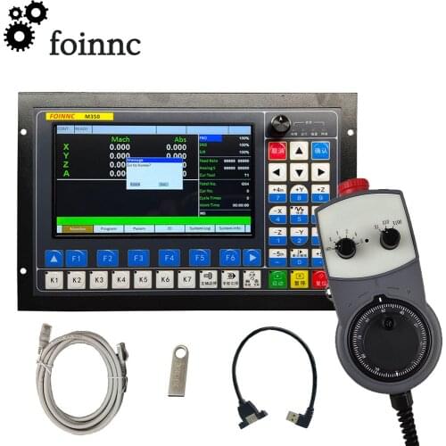 CNC kit M350 motion control system 3 axis 4 axis 5 axis Motor controller emergency stop electronic hand wheel engraving machine