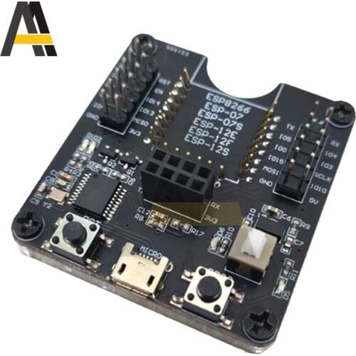 ESP8266 Test Frame Burner Development Board WIFI Module CH340 Port Download Support For ESP-12F ESP-07S ESP-12E ESP-01S ESP12S