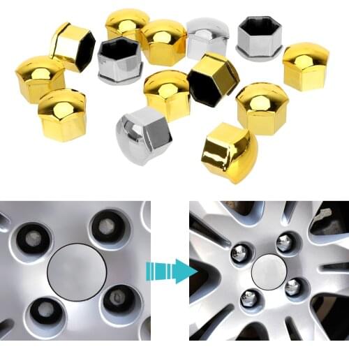 Exterior Decoration 20 Pieces Car Wheel Nut Caps Auto Trim Tyre Nut Bolt Auto Hub Screw Cover Protection Covers Caps 17mm/19mm