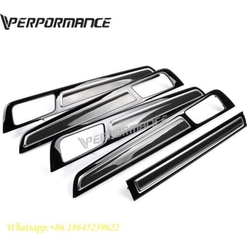 9Y0 carbon fiber interior trims fit for 9Y0 LHD car inner trim strip decoration