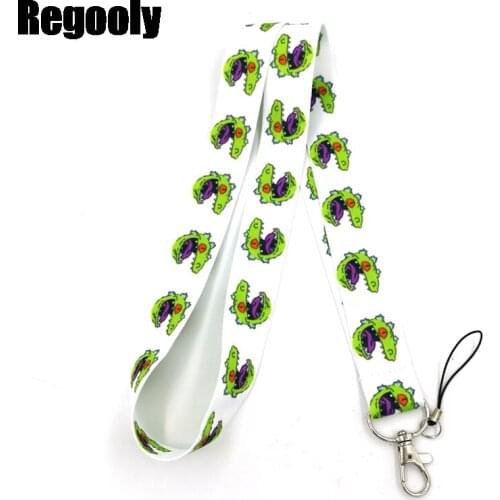 Green dinosaur Neck Strap Lanyard keychain Mobile Phone Strap ID Badge Holder Rope Key Chain Keyrings cosplay Accessories Gifts