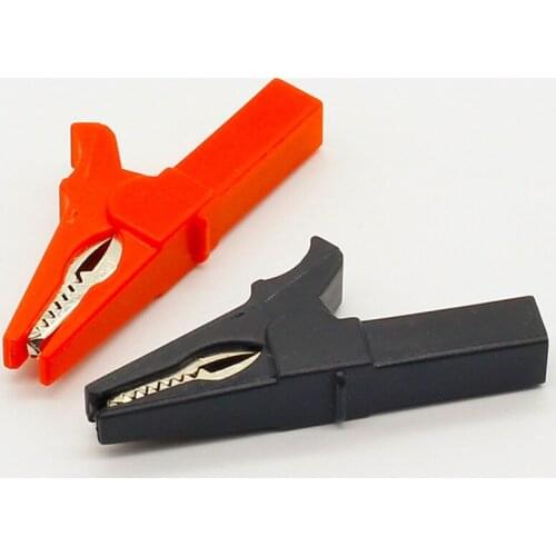 2PCS Battery Test Clip 55MM HV Alligator Clip for Banana Plug 4mm Multimeter Pen Cable Probes Crocodile Clip Factory Wholesale