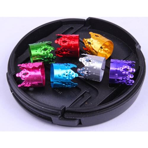 50 Pcs/set Silver Gold Hair Ring Crown Embossed Hair Braid Dread Dreadlock Beads Clips Cuffs Rings Dreadlock Accessories