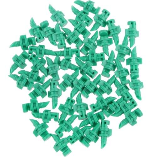 50 Pieces 180 Degree Atomizing Sprinkler Spray Garden Watering Irrigation Atomizing Sprinkler Refraction