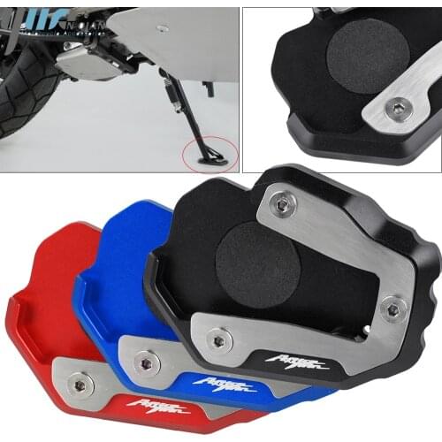 Motorcycle Foot Side Stand Enlarger Plate Kickstand Enlarge Extension For Honda CRF1100L Africa Twin Adventure Sports ES 2020-21