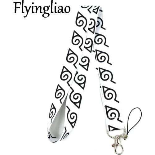 Funny Cartoon Anime Symbol Keychain Lanyards Id Badge Holder ID Card Pass Gym Mobile Phone Badge Holder Strap Webbings Ribbons