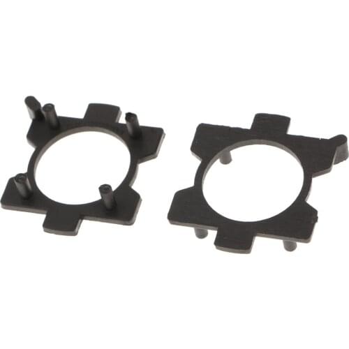 Pair H7 Headlight Adapter Socket Car Bulb Holder Conversion Kit