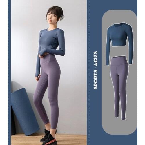 Yoga suit peach hip yoga pants womens slim stretch hip-lifting fitness pants high waist legging trousers casual tights