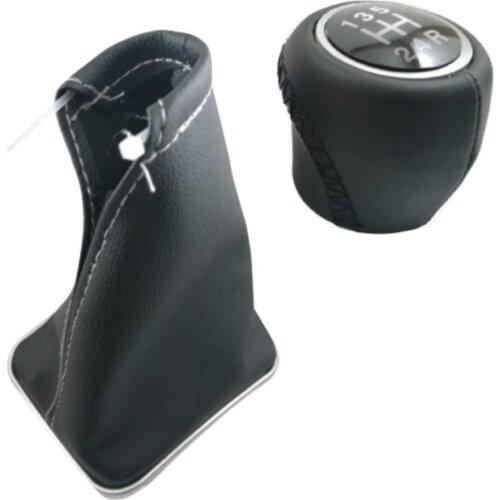 For Linea Leather Shift Knob Gaiter Suit Chrome Framed-chrome