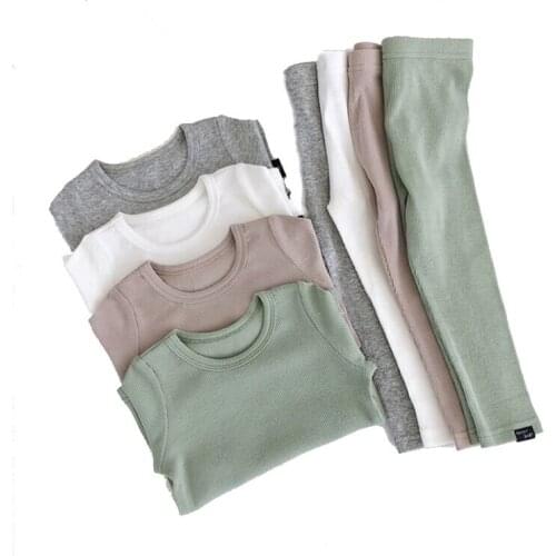 New Fashion Baby Girl pajamas For Kids Boys Children Clothes Autumn Winter Toddler Set Pink Soft Comfortable Long sleeve 7 Years