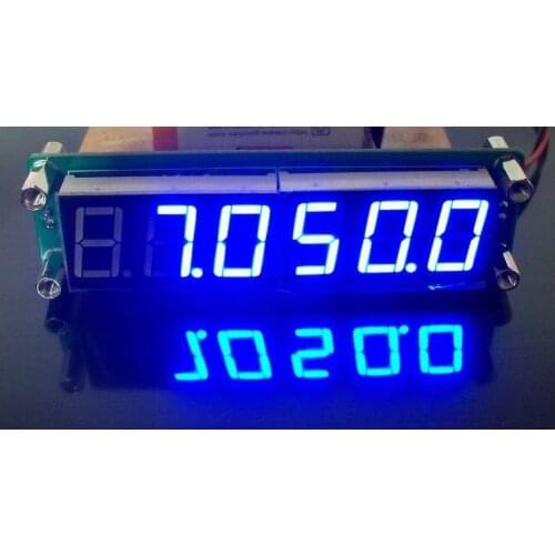 RF Signal Frequency Counter Cymometer Tester 0.1 MHz ~ 65 MHz Blue