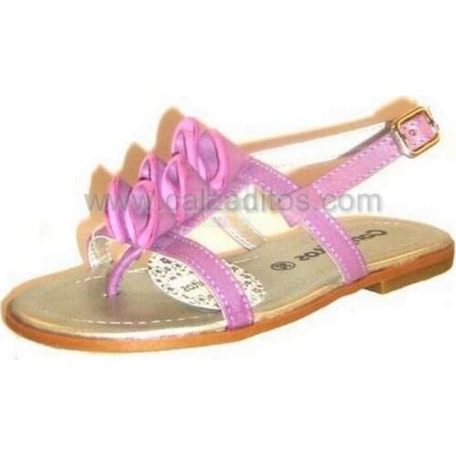 Toe Sandals color mauve, Conguitos