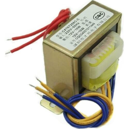 Power Transformer 20W 220V to 12V 12V 2 Group Independent 12V 0.8A Independent Winding 2 Way