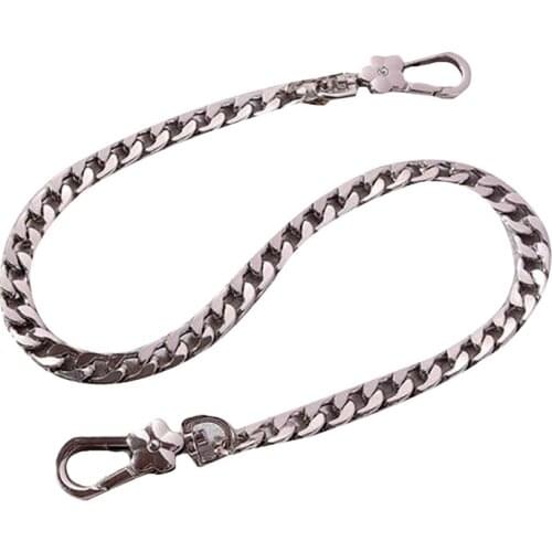 DIY Metal Replacement Chain Shoulder Bag Straps Gold, Silver, Gun Black, Brushed Bronze Handbag Purse Handles