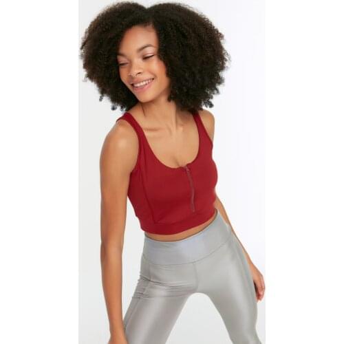 Trendyol Zipper Sport Tops TWOAW21SS0021