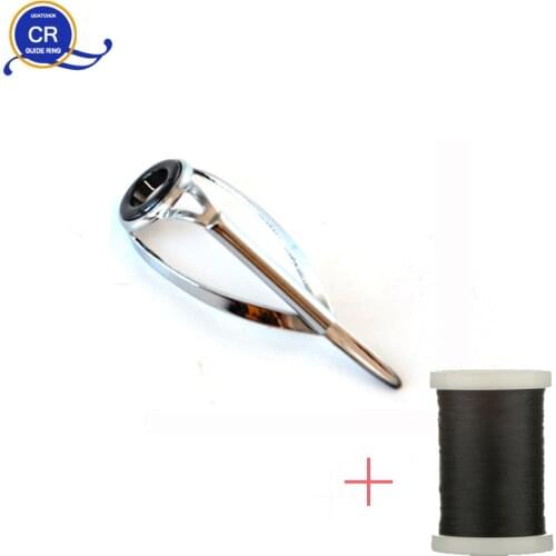 10pcs/pack top guide enhanced version anti-winding SIC bracket rod ring refit repair guide replacement fishrod fishing tackle