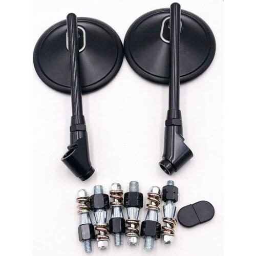 Motorcycle rearview mirror CNC refitting rearview mirror Electric car mirror metal general boutique hand mirror