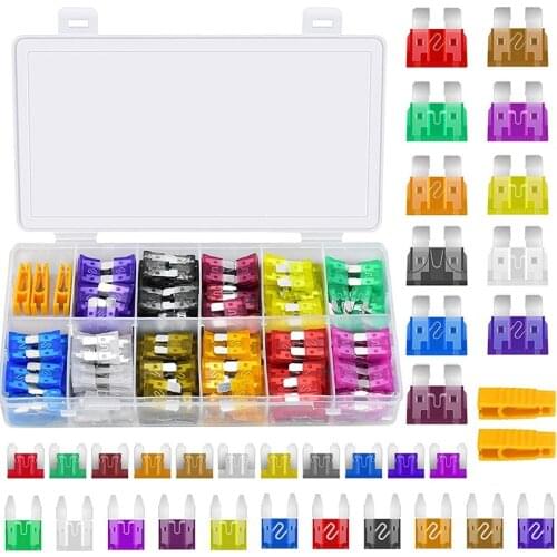 300Pcs Truck Blade Car Fuse Kit The Fuse Insurance Insert The Insurance Of Xenon Lamp Piece Lights Fuse Auto Accessories