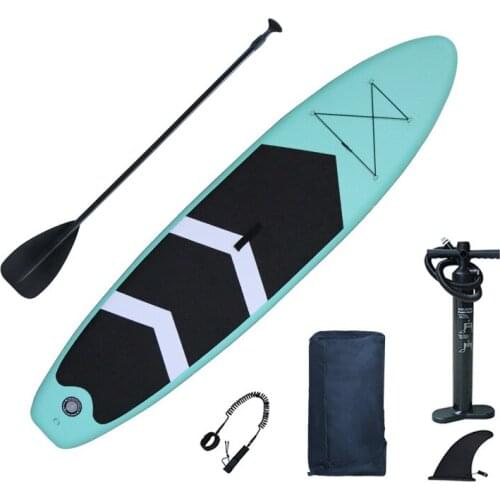 320x74x15cm Inflatable Surfboard Sup Lightweight Stable Pvc Non-Slip Surfing With Safety Rope Water Sports Kayak Fishing Boat