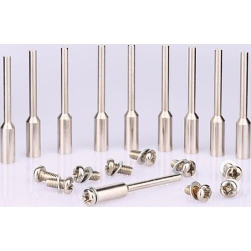 10pcs 2.35mm Cut-off Wheel Screw Mandrels Shank Dia Cutting Disc Holder for Compatible Rotary Tools